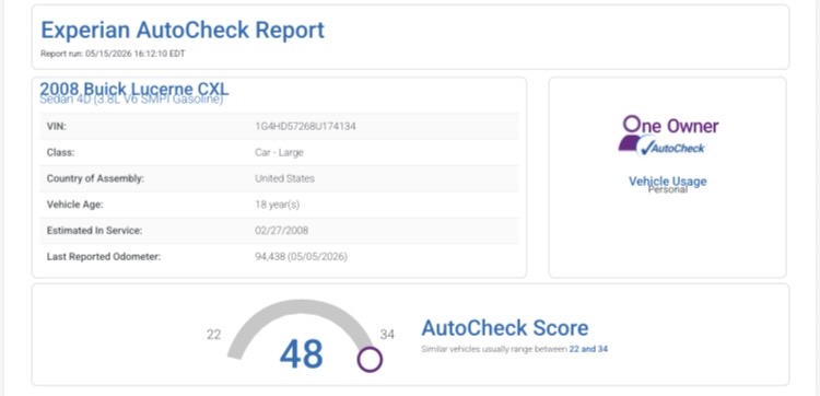 2008 Buick Lucerne CXL